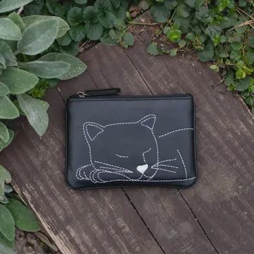 BLACK CAT COIN PURSE