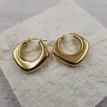 GOLD CHUNKY HOOPS
