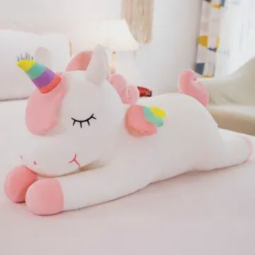 BIG UNICORN PLUSH - WHITE