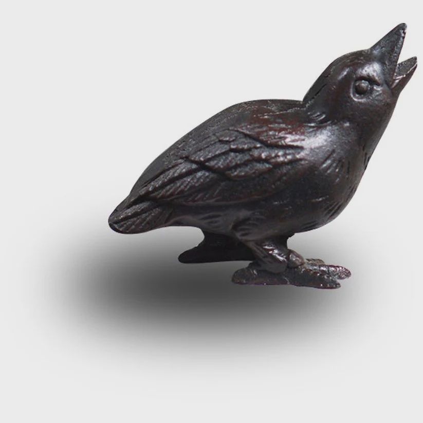 BABY CAST IRON CROW