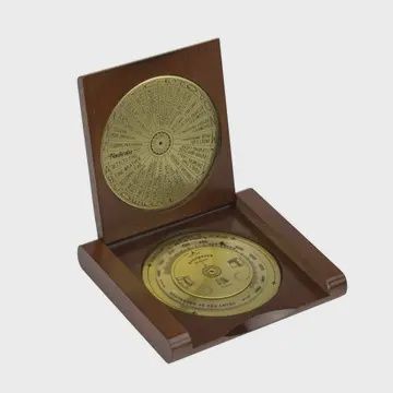 WEATHER FORECASTER IN WOODEN CASE