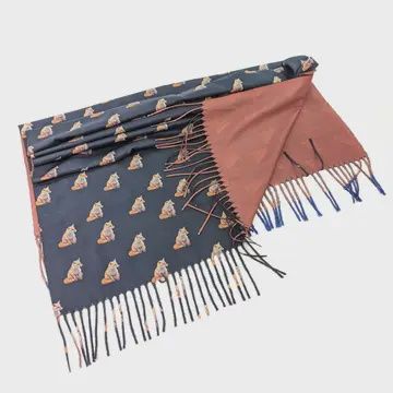 MIDNIGHT FOX PASHMINA SCARF