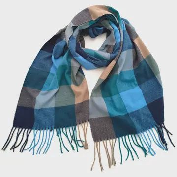 EXTRA THICK SCARF - DEEP SEA