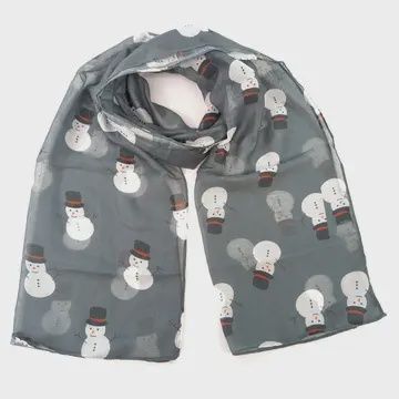 SNOWMAN SCARF