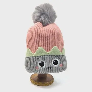 CHILDRENS MONSTER BOBBLE TOQUE