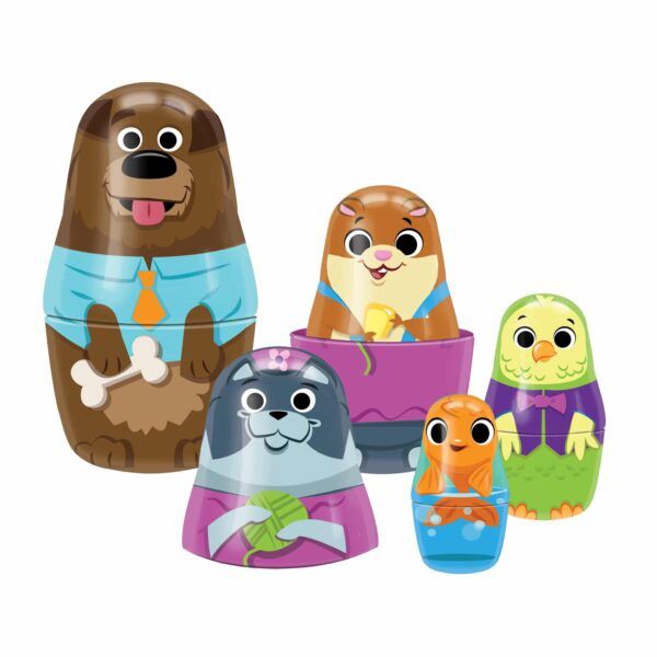 CLASSIC TIN NESTING DOLLS - HOUSE PETS