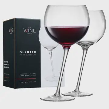 Tipsy Wine Glass