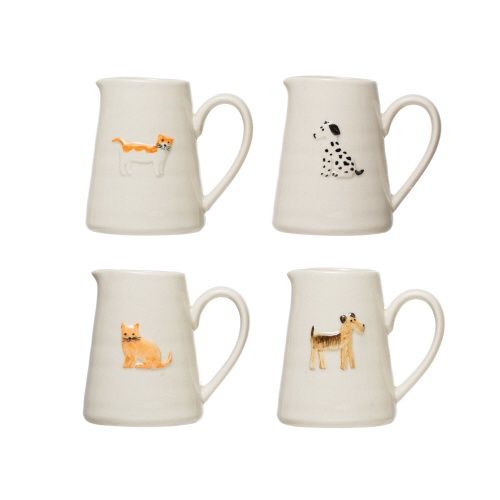 HAND PAINTED CREAMERS ASSORTED
