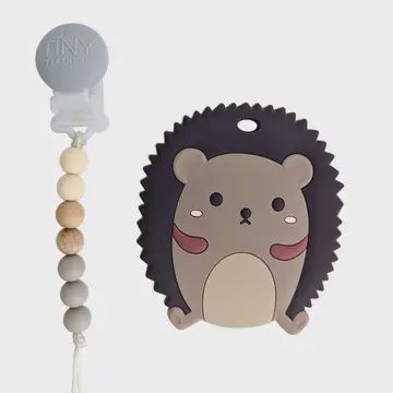HEDGEHOG TEETHER ON BEADED STRAND