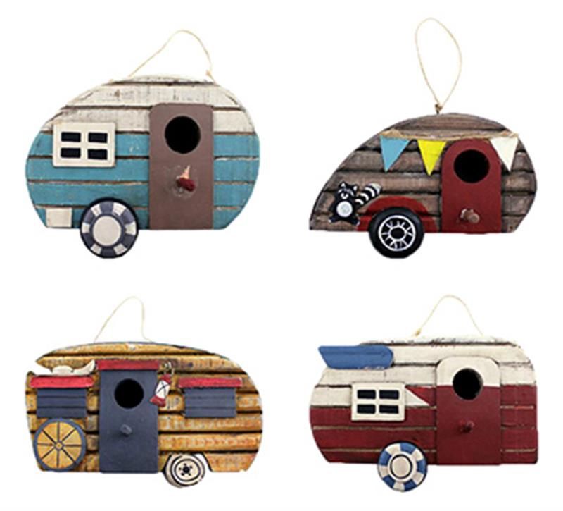 TRAILER BIRDHOUSE 4 STYLES