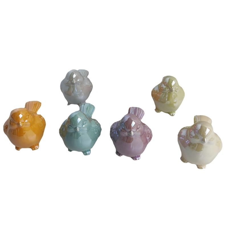 CERAMIC BIRD 6 COLOURS
