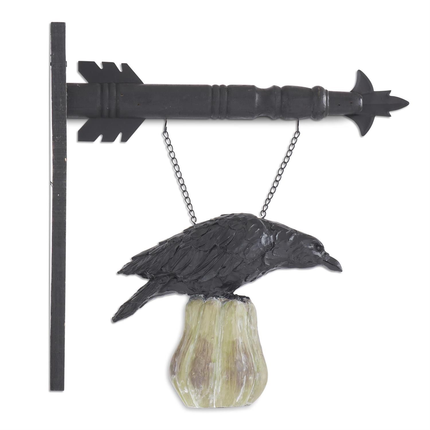 RAVEN ON GOURD ARROW