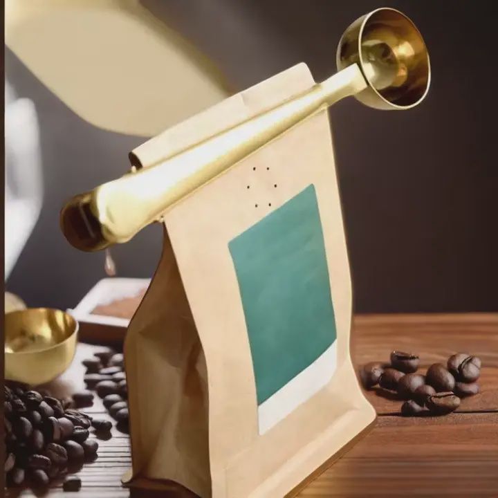 COFFEE/TEA SPOON SCOOP BAG CLOSURE