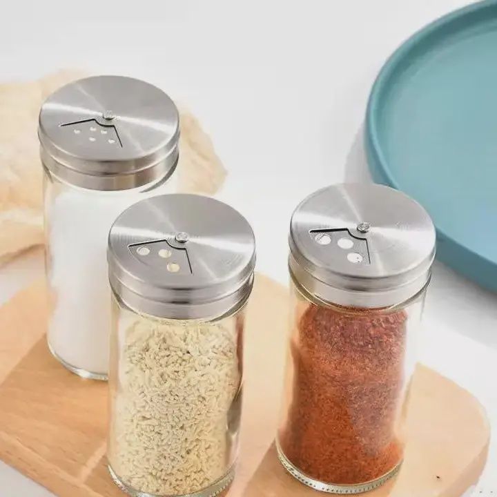 GLASS SPICE CONTAINER