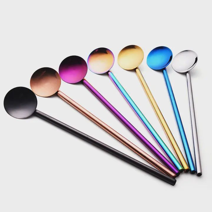 SPOON STRAW BLACK