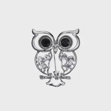OWL PIN BROOCH