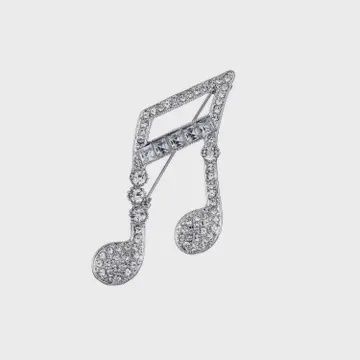 MUSIC NOTE PIN BROOCH