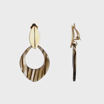 BOUCLE CLIP ON 2 COLOURS