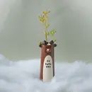 REINDEER BUD VASE