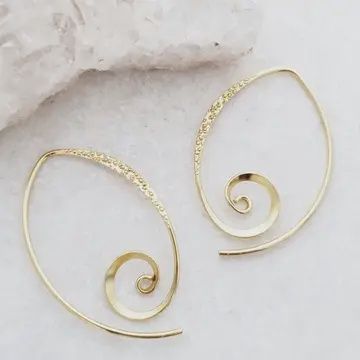 SPIRAL SPIKE EARRINGS