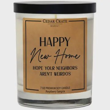 NEW HOME CANDLE