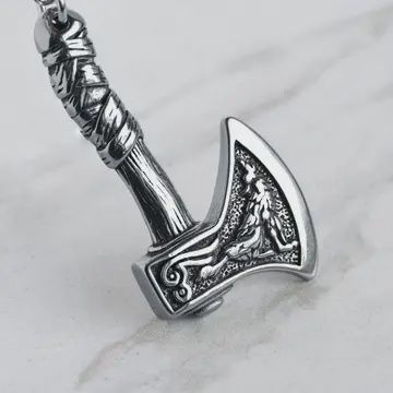VIKING AX MEN'S NECKLACE