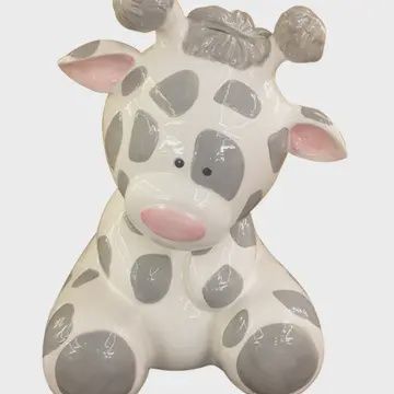 CERAMIC GIRAFFE BANK