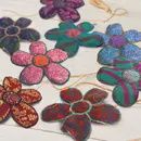 RECYCLED SARI FLOWER BUNTING
