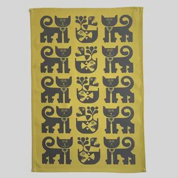 HORNSEA CAT TEA TOWEL