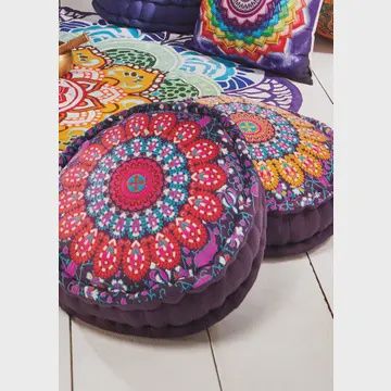 meditation floor pouffe