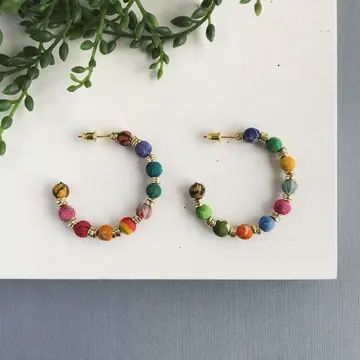 KANTHA PAILLETTE HOOPS