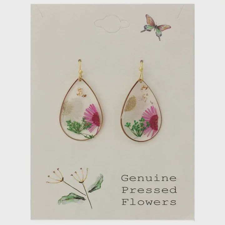 COTTAGE FLORAL DAISY EARRINGS