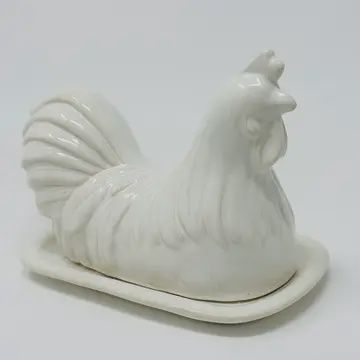 ROOSTER BUTTER DISH