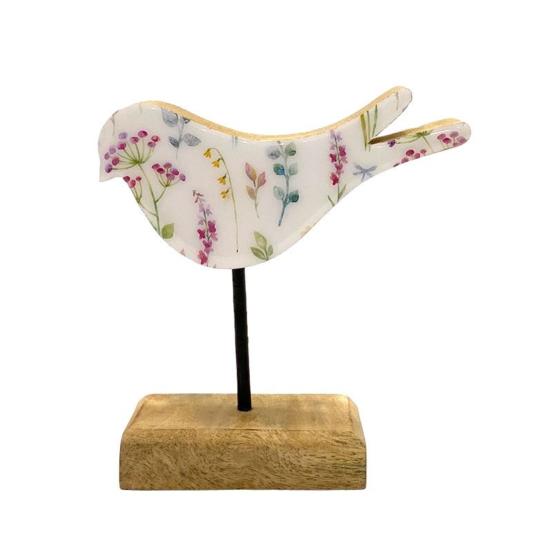 LARGE FLORAL BIRD