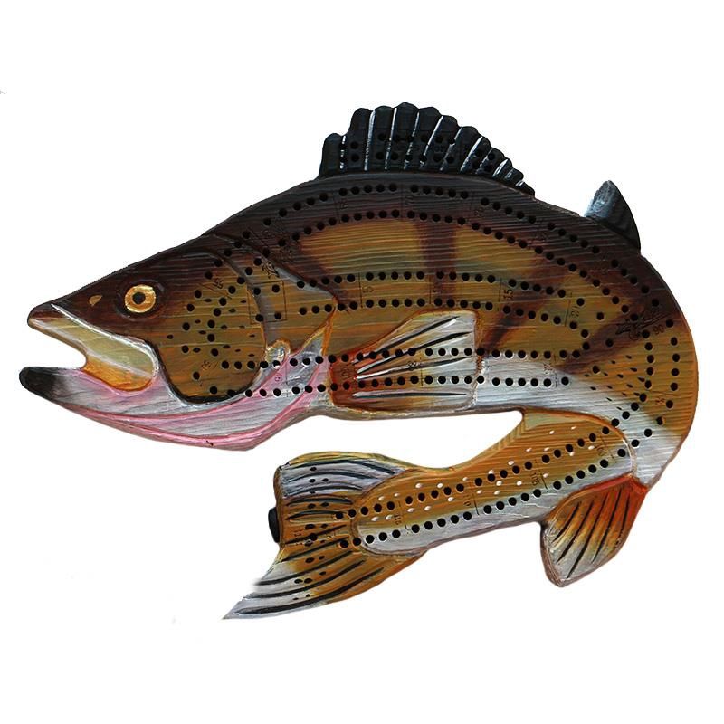 FISH CRIBBAGE BOARD