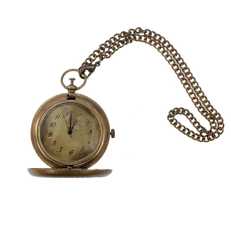 ANTIQUE BRASS POCKET WATCH
