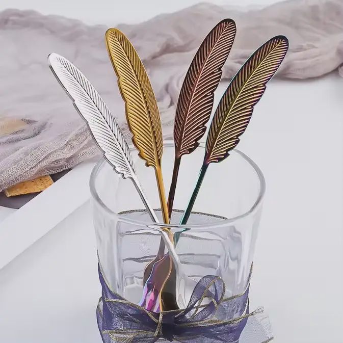 FEATHER SPOON SILVER