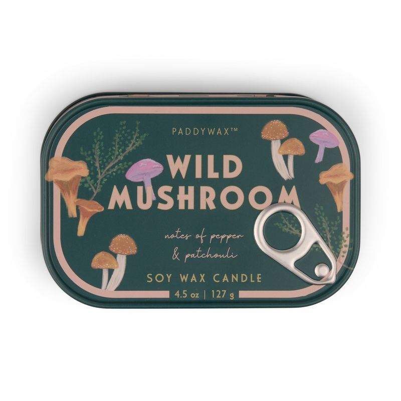 PRINTED TIN CANDLE ASST