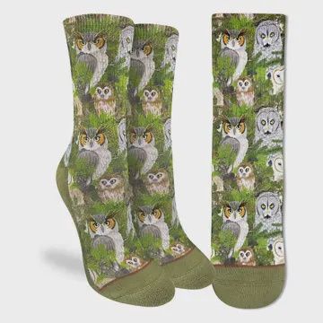 WOMENS STARING OWLS SOCKS
