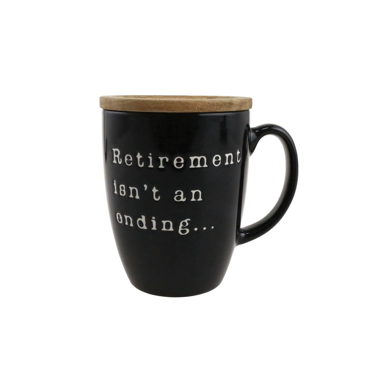 RETIREMENT MUG WITH LID