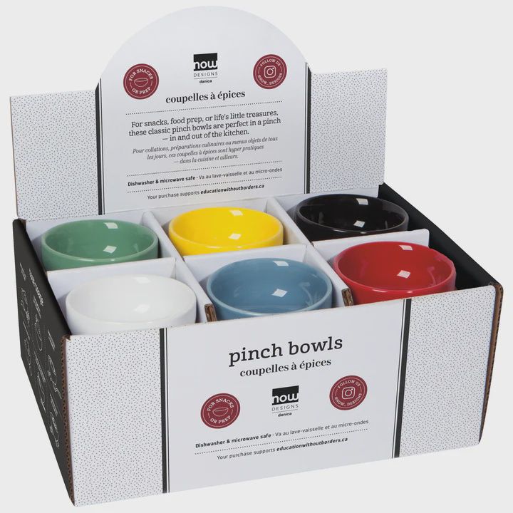 2OZ PINCH BOWL ASST COLOURS