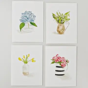 FLOWER NOTE CARDS