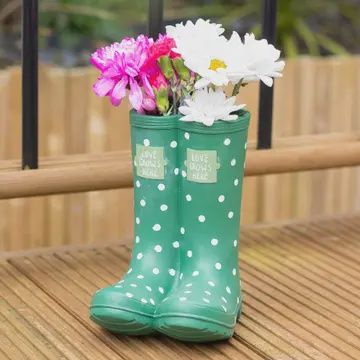 POLKADOT RAINBOOT PLANTER