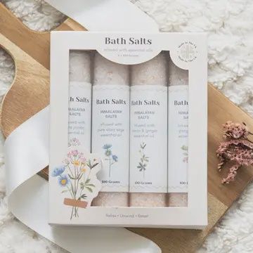 FLORAL BATH SALT SET