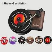 retro record player car freshener