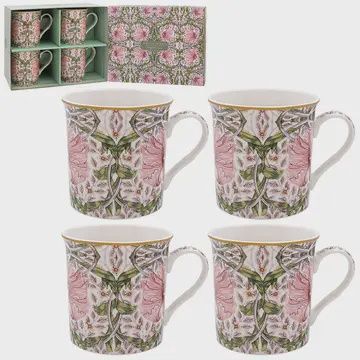 WILLIAM MORRIS MUG SET OF 4