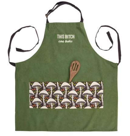MUSHROOM CAN BAKE APRON