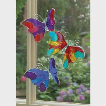BUTTERFLY RESIN SUNCATCHER