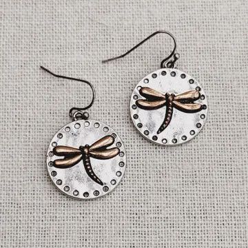 TWO TONED DRAGONFLY COIN
