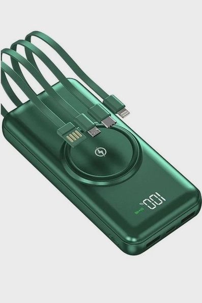 WIRELESS POWERBANK- 5 CONNECTORS 10000MAH